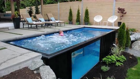 Swimming Pool Container Type